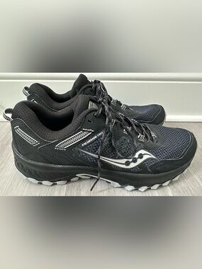 Saucony Excursion TR13 Black Trail Running Shoes Women's Size 9.5 VGC Excellent